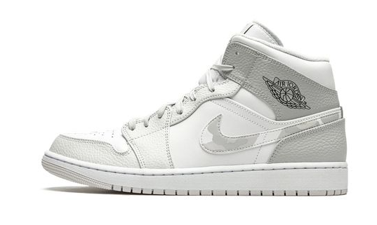Air Jordan 1 Mid White Camo