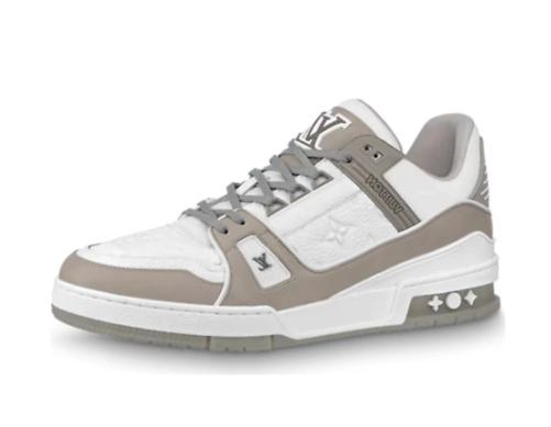 Louis Vuitton LV Trainer White grey