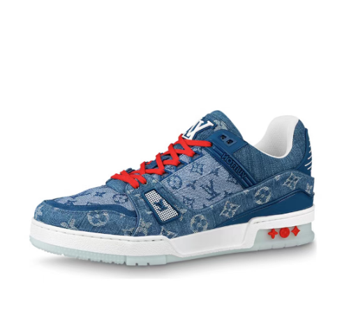 Louis Vuitton LV Trainer Denim Blue