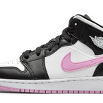 Jordan 1 Mid White Black Light Arctic Pink