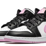 Jordan 1 Mid White Black Light Arctic Pink