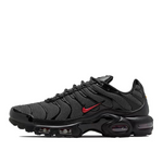 Nike Air Max Plus Black University Red Reflective Silver