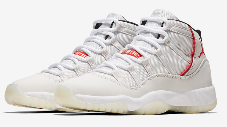 Jordan 11 Retro Platinum Tint