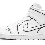 Air Jordan 1 Mid Iridescent Reflective White