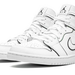 Air Jordan 1 Mid Iridescent Reflective White