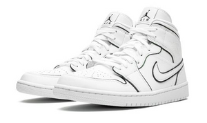 Air Jordan 1 Mid Iridescent Reflective White