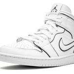 Air Jordan 1 Mid Iridescent Reflective White