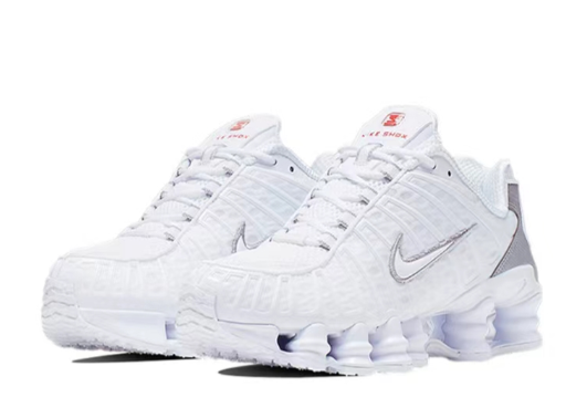 Nike Shox TL White Metallic Silver