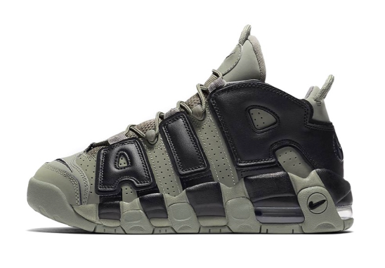 Nike Air More Uptempo 96 Cool Grey Midnight Navy (GS)