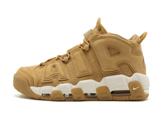 Nike Air More Uptempo Quilted Wheat Gum Light Brown